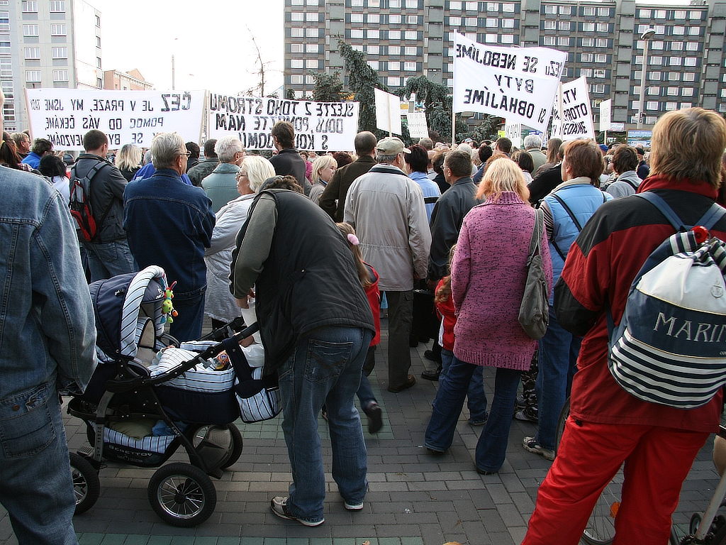 Demonstrace v Chomutově-18