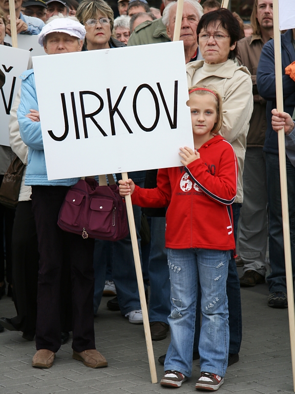 Demonstrace v Chomutově-55