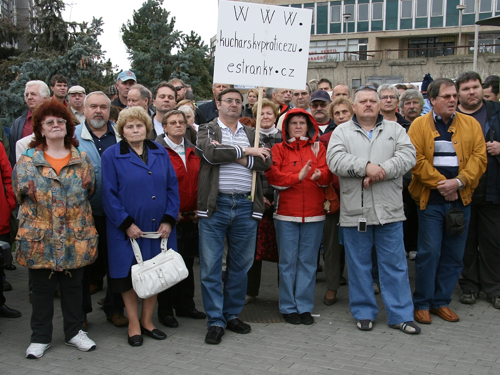 Demonstrace v Chomutově-54